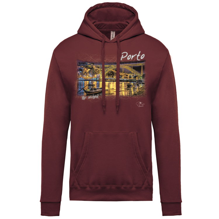 Sweatshirt Kariban com Capuz Porto by Night
