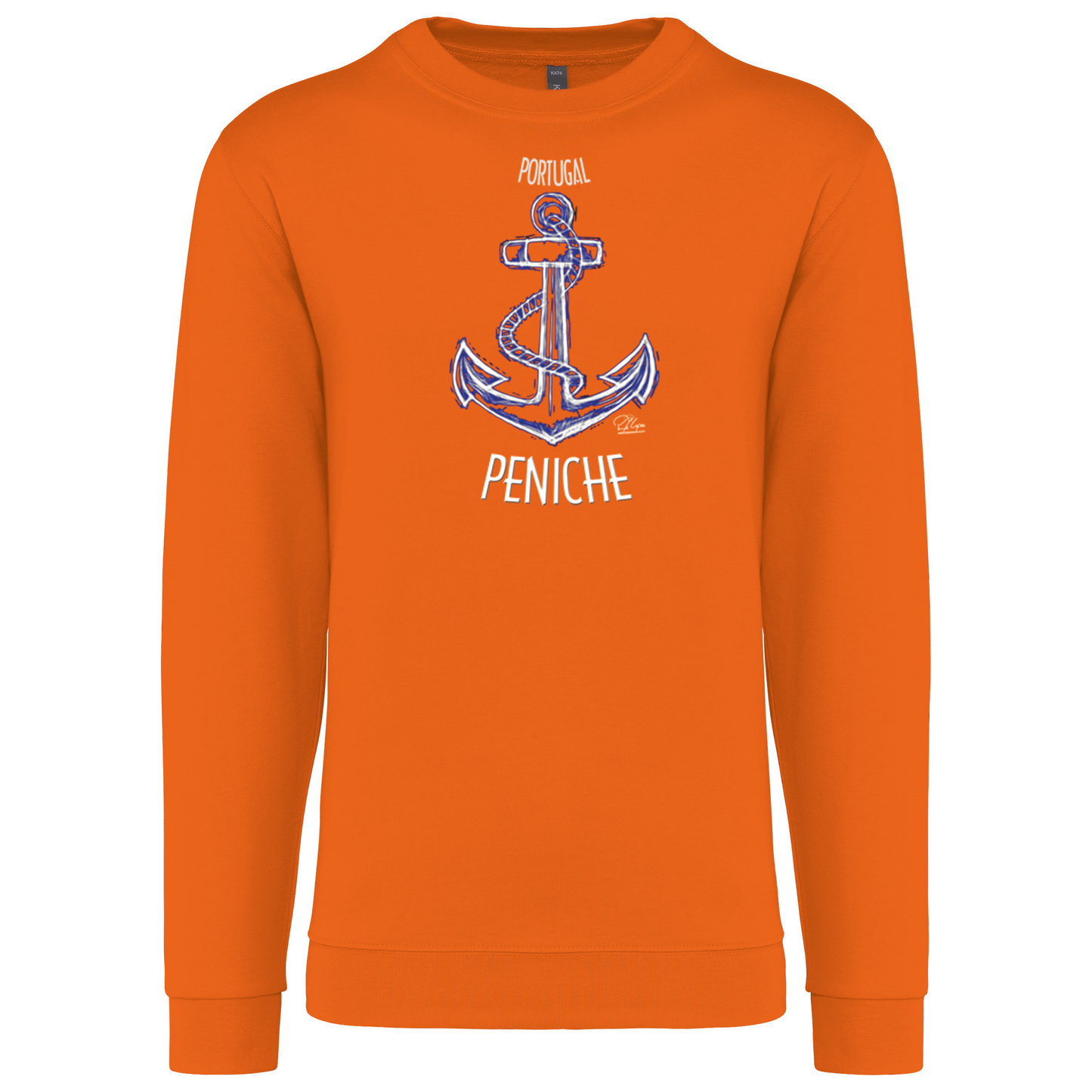 Sweatshirt Kariban sem Capuz Âncora Peniche
