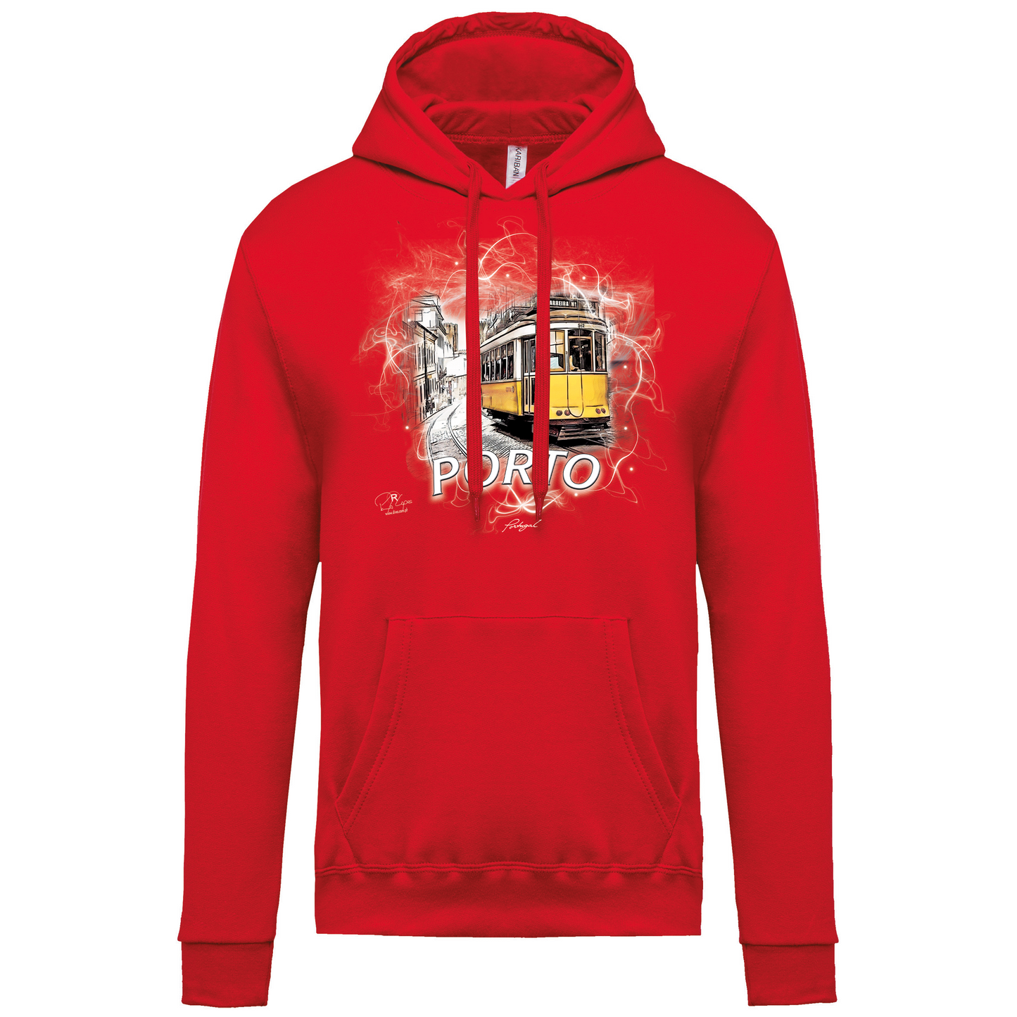 Sweatshirt Kariban com Capuz Carreira 28 Porto