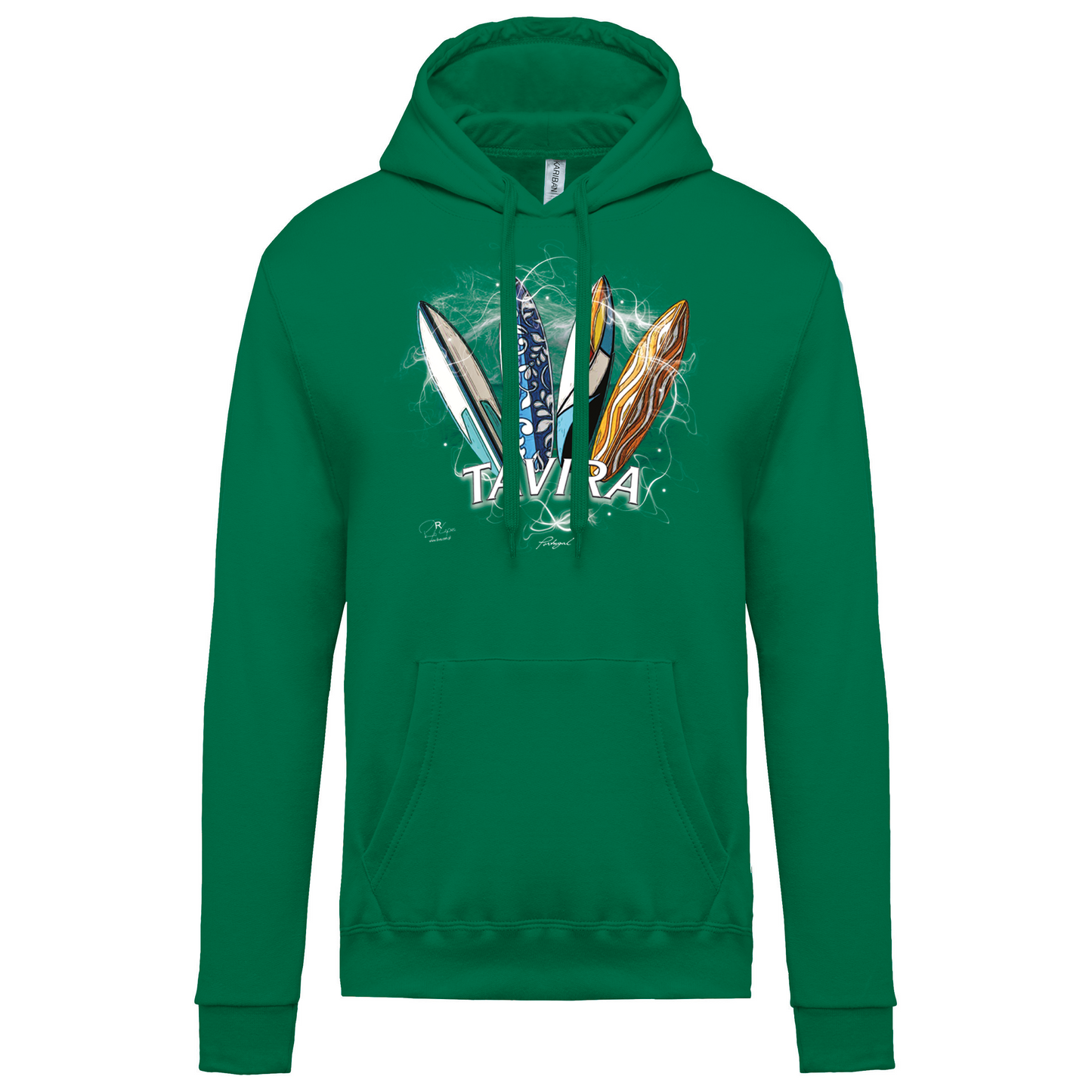 Sweatshirt Kariban com Capuz Surfboards Tavira