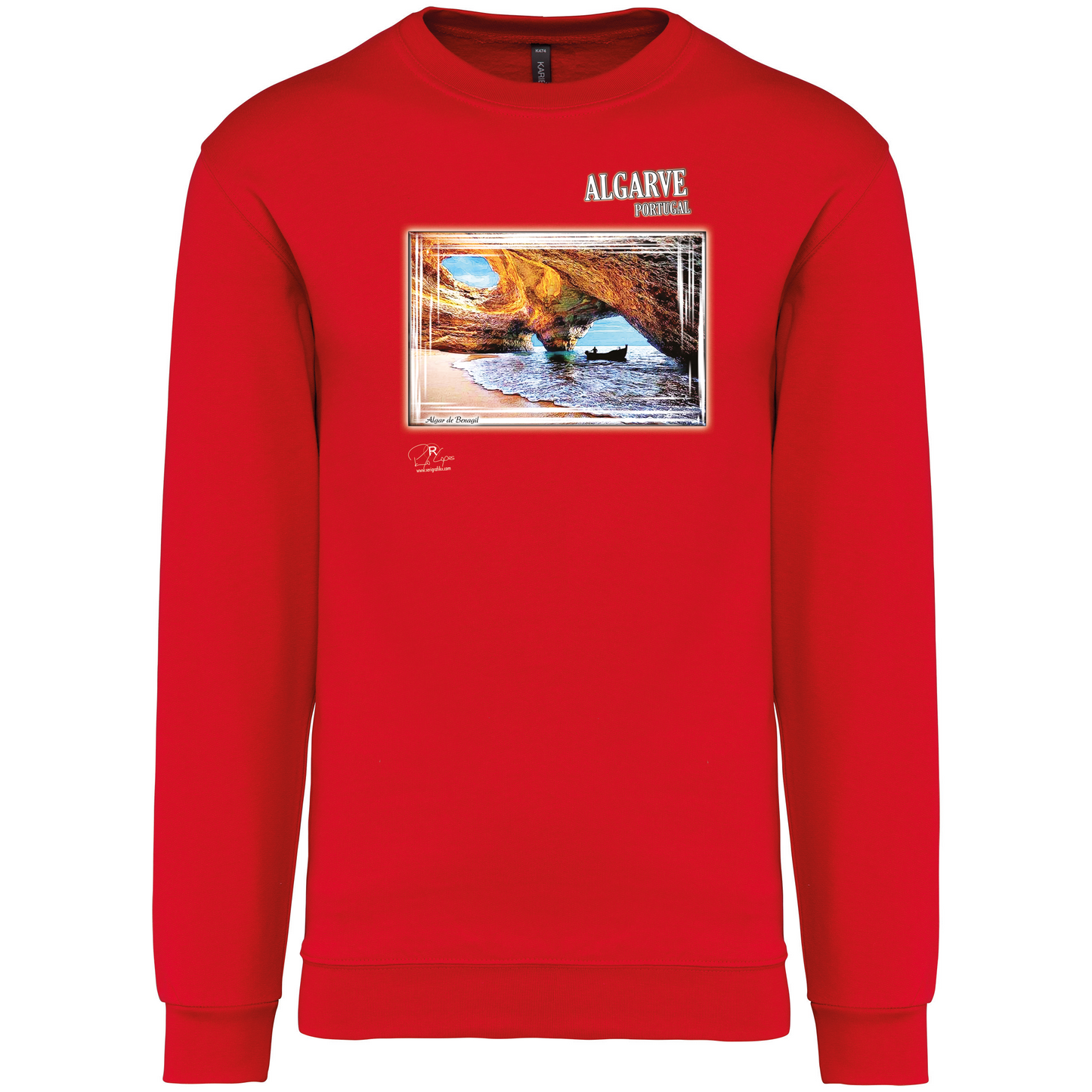 Sweatshirt Kariban sem Capuz Algar de Benagil