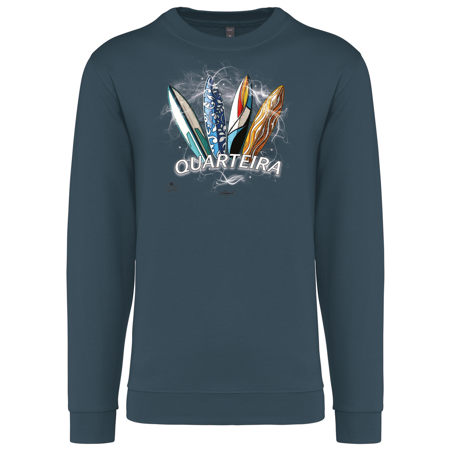 Sweatshirt Kariban sem Capuz Surfboards Quarteira