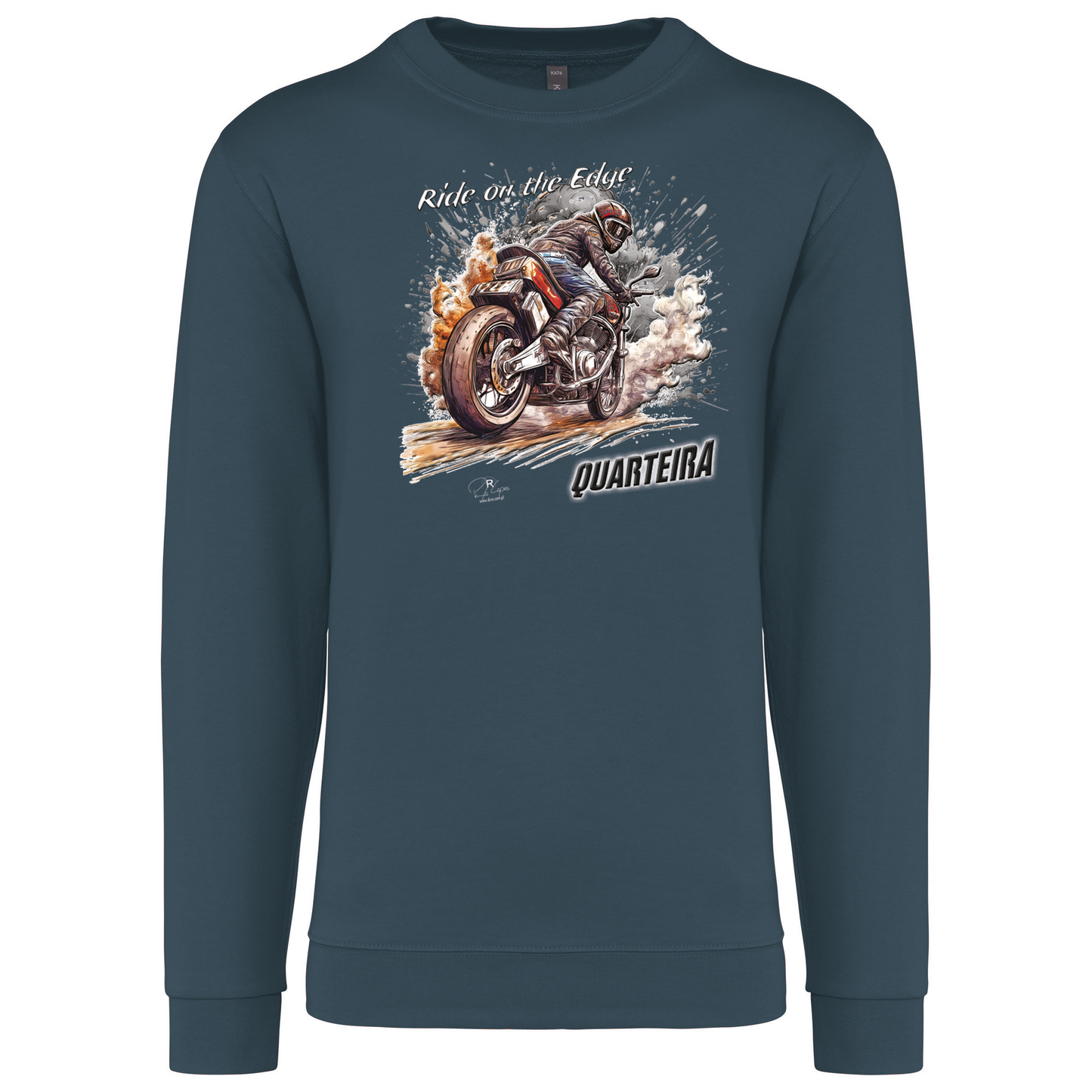Sweatshirt Kariban sem Capuz Ride on the Edge Quarteira