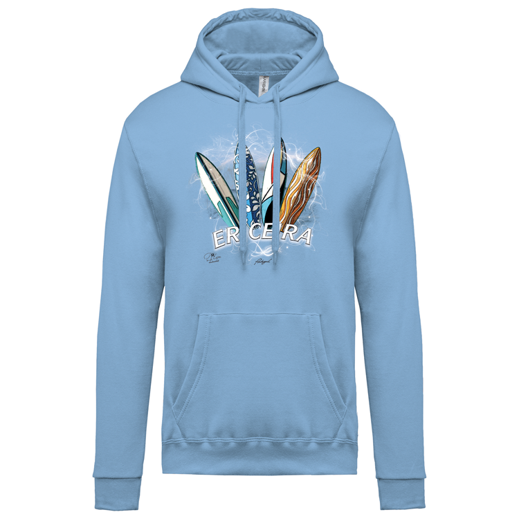 Sweatshirt Kariban com Capuz Surfboards Ericeira