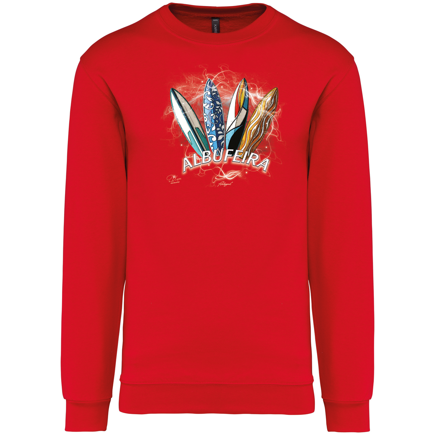 Sweatshirt Kariban sem Capuz Surfboards Albufeira