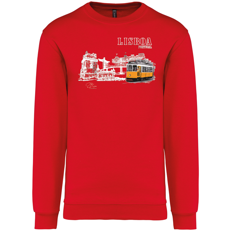 Sweatshirt Kariban sem Capuz Monumentos Lisboa
