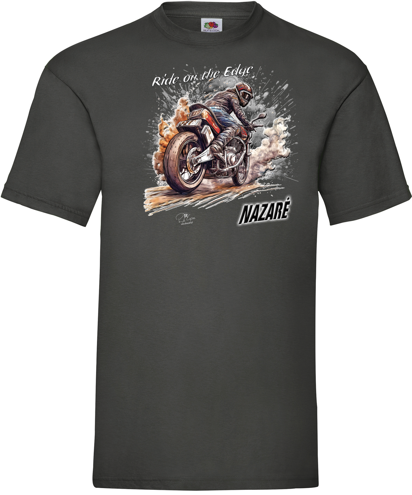 T-shirt Ride on the Edge Nazaré
