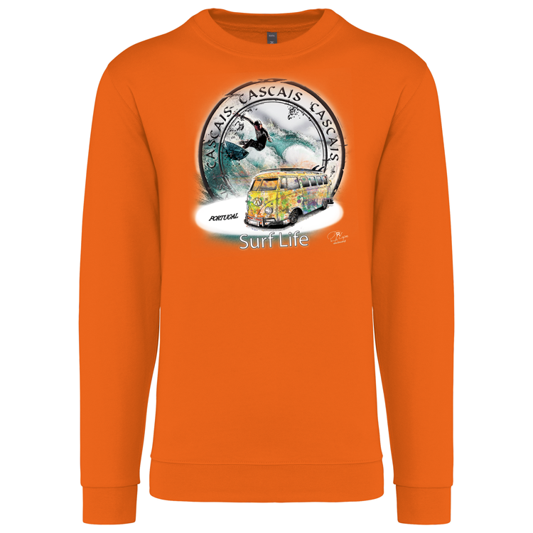 Sweatshirt Kariban sem Capuz Surf Life Cascais
