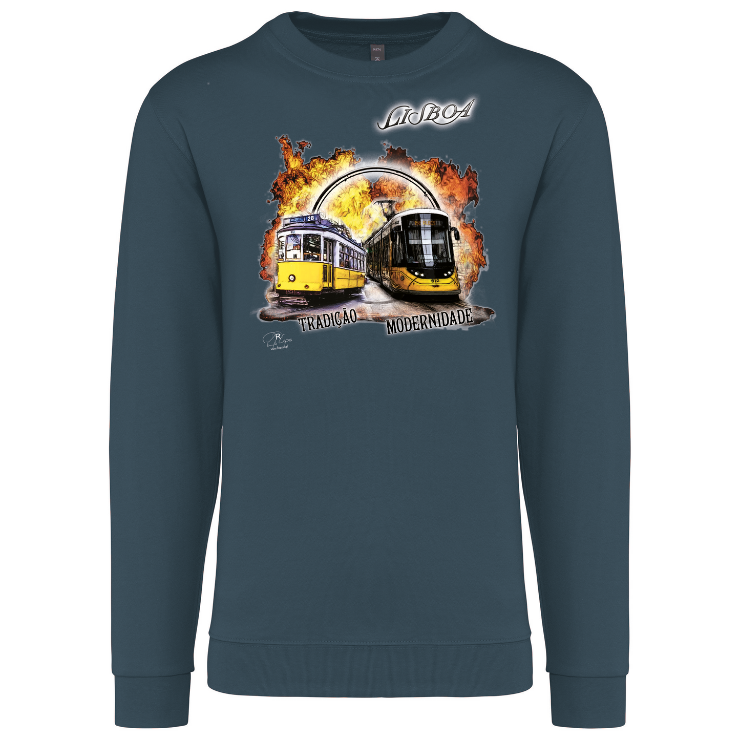 Sweatshirt Kariban sem Capuz Tradição e Modernidade