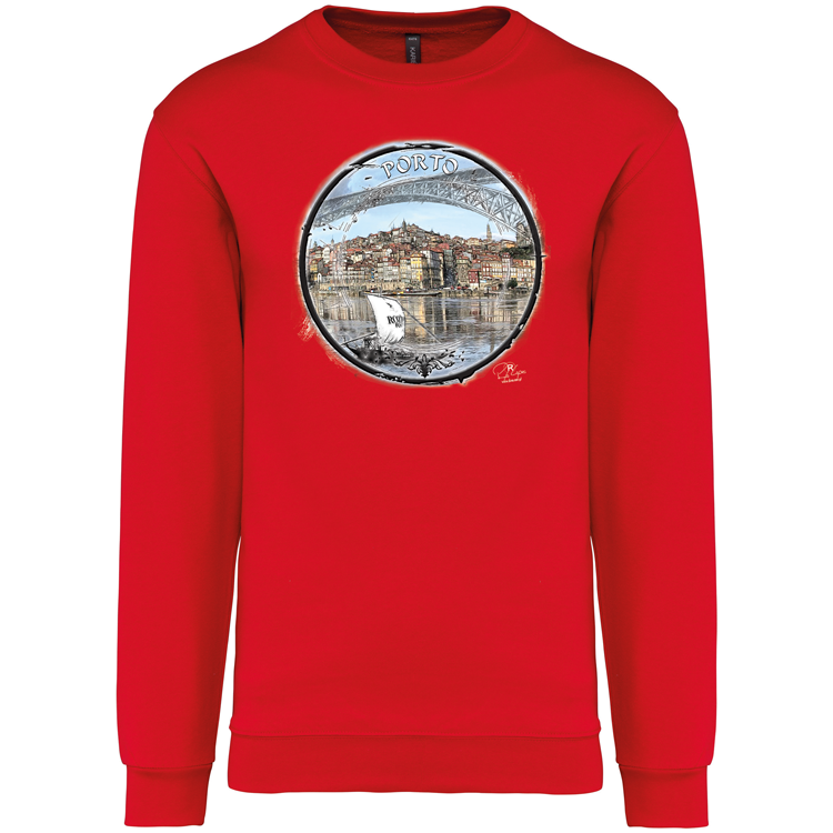 Sweatshirt Kariban sem Capuz Selo Porto