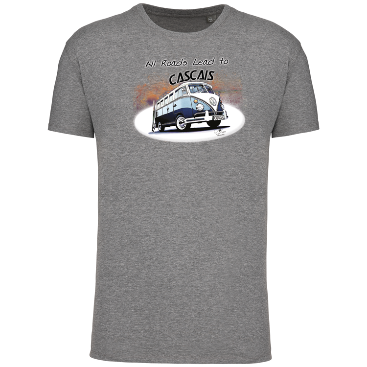 T-Shirt Algodão Biológico All Roads Lead to Cascais