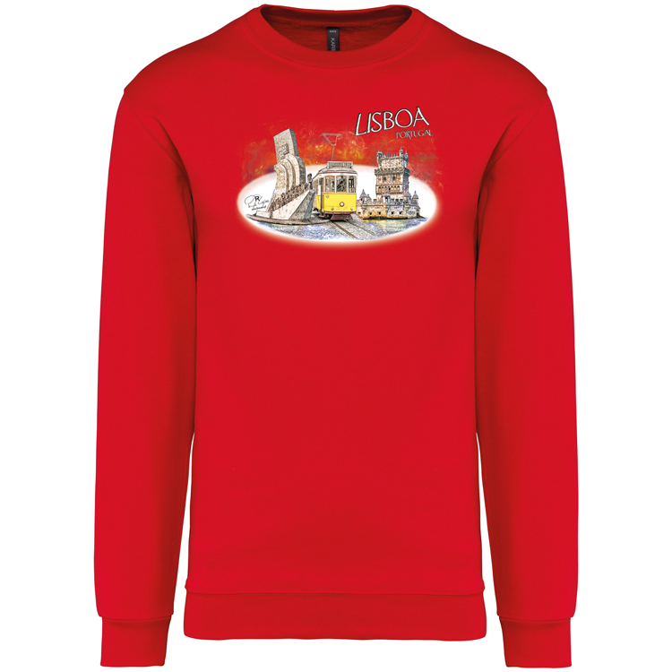 Sweatshirt Kariban sem Capuz Monumentos Belém