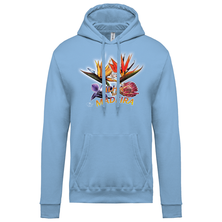 Sweatshirt Kariban com Capuz Estrelícias