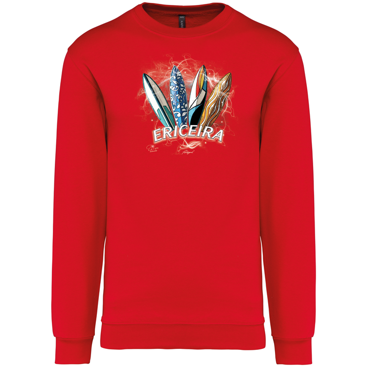 Sweatshirt Kariban sem Capuz Surfboards Ericeira