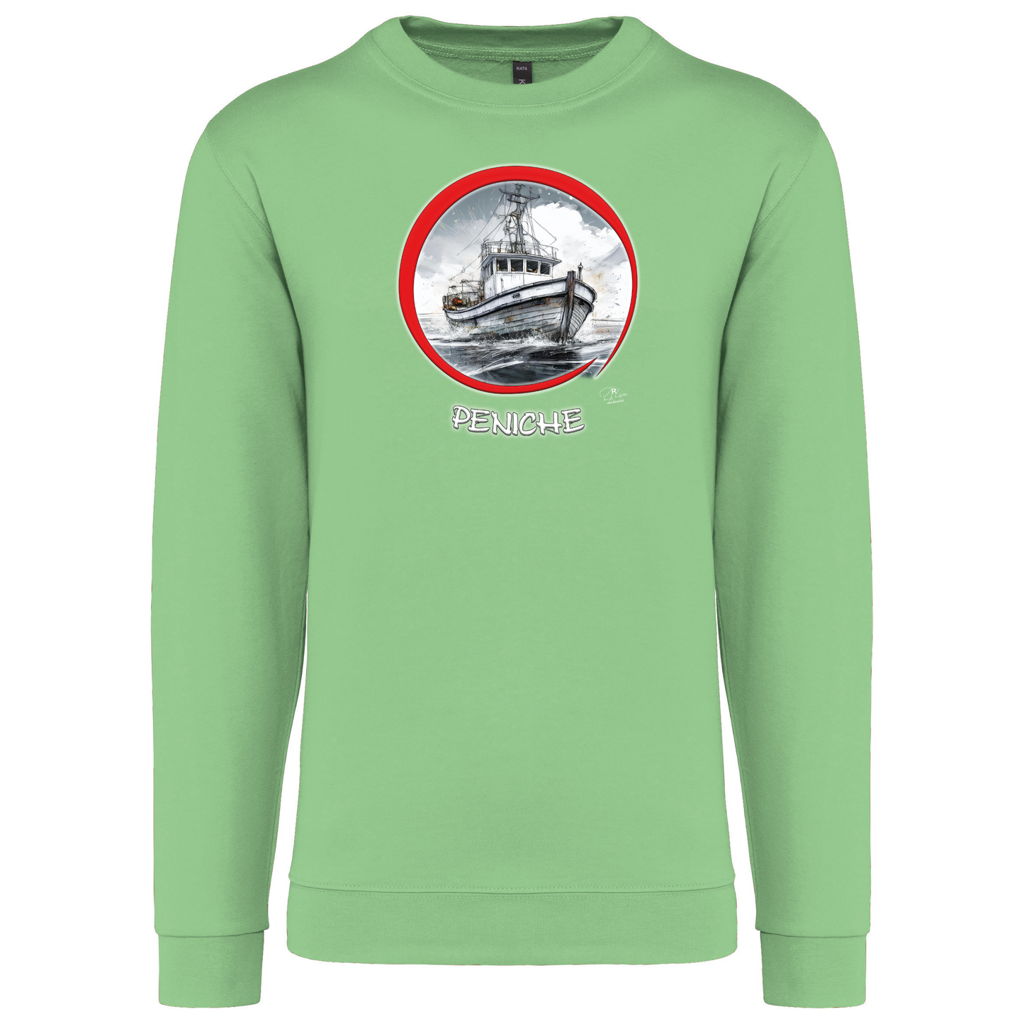 Sweatshirt Kariban sem Capuz Traineira Peniche