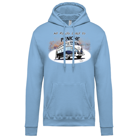 Sweatshirt Kariban com Capuz All Roads Lead to Peniche