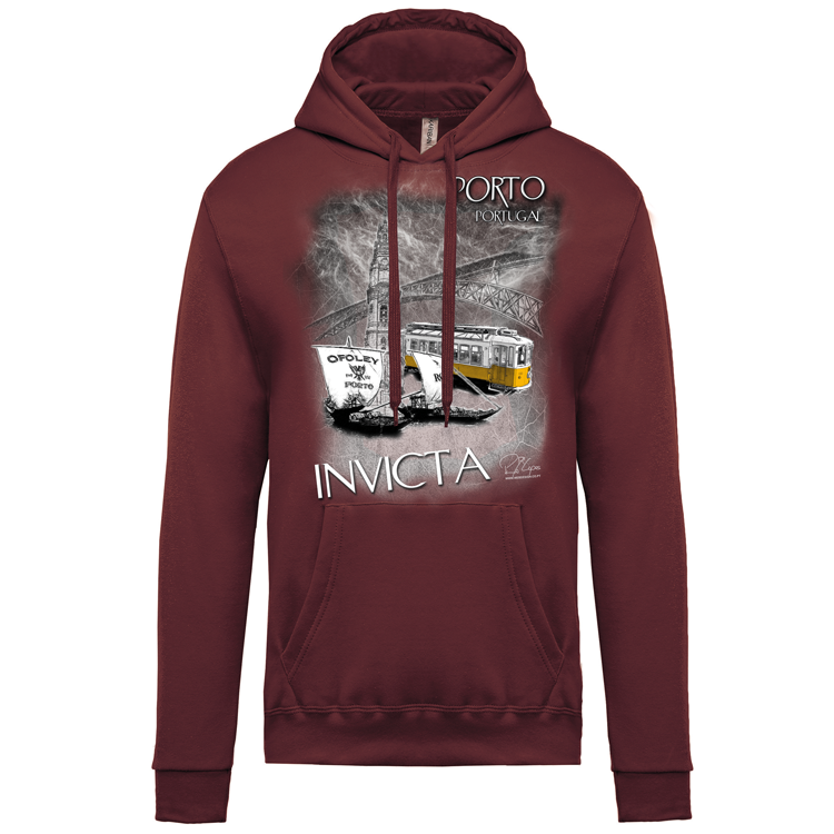 Sweatshirt Kariban com Capuz Invicta
