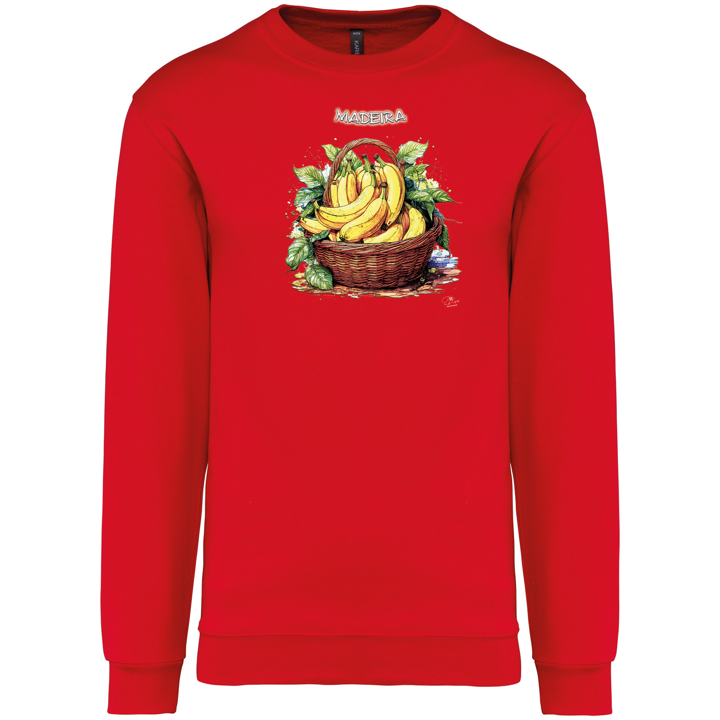 Sweatshirt Kariban sem Capuz Cesto Bananas