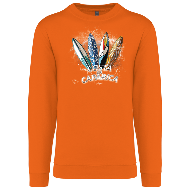 Sweatshirt Kariban sem Capuz Surfboards Costa da Caparica