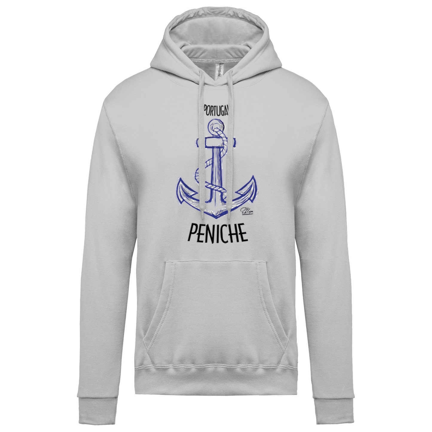 Sweatshirt Kariban com Capuz Âncora Peniche