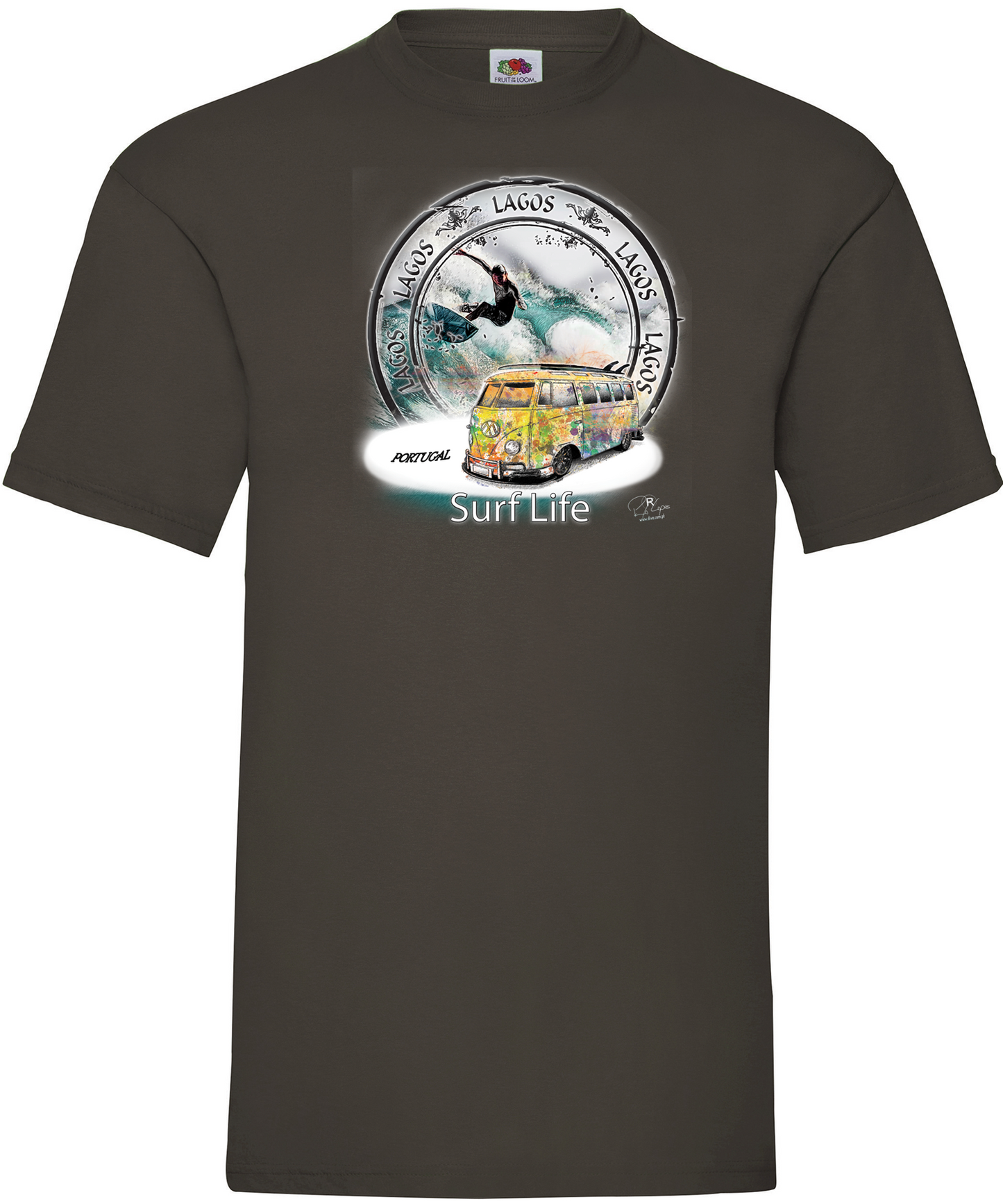 T-shirt Surf Life Lagos