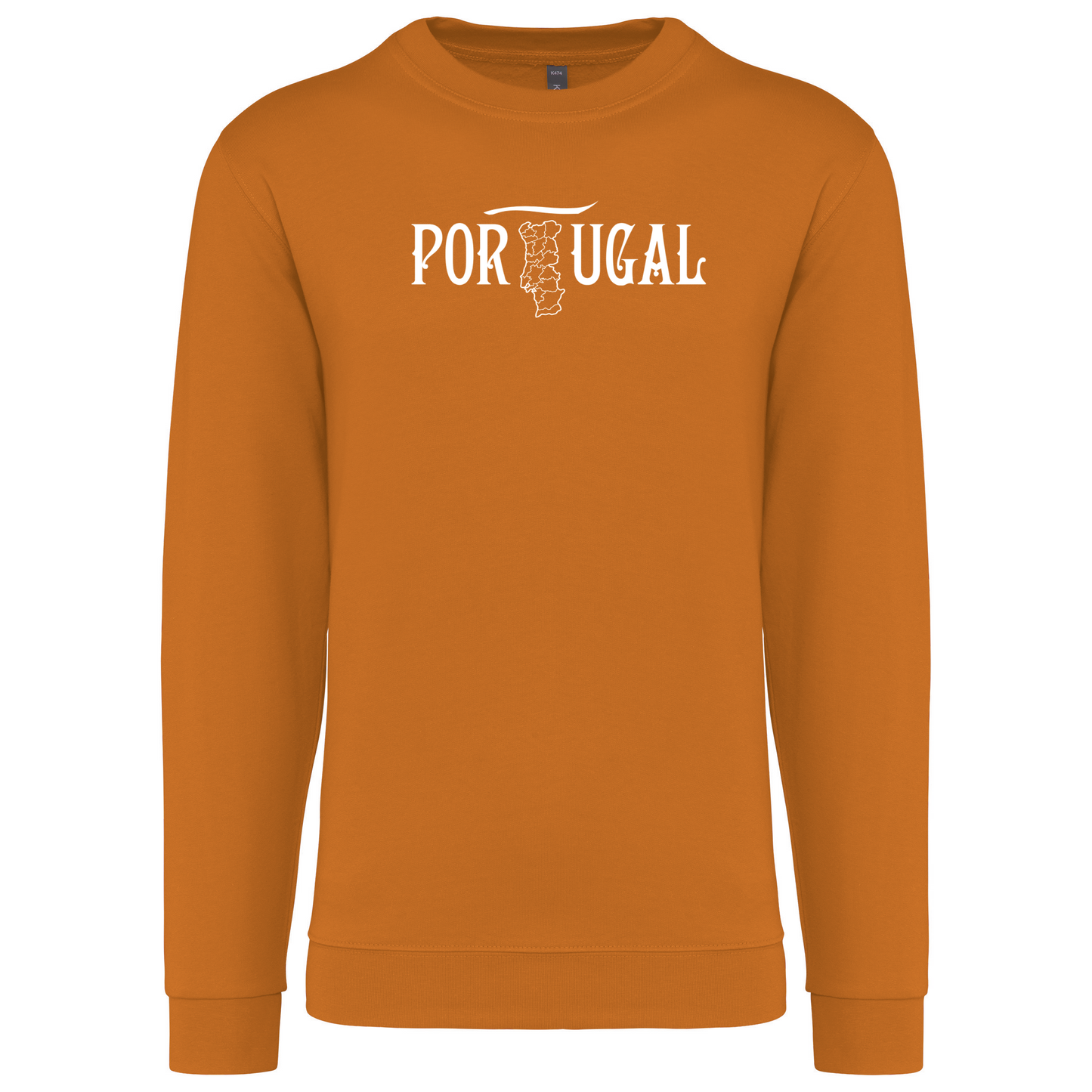 Sweatshirt Kariban sem Capuz Mapa de Portugal