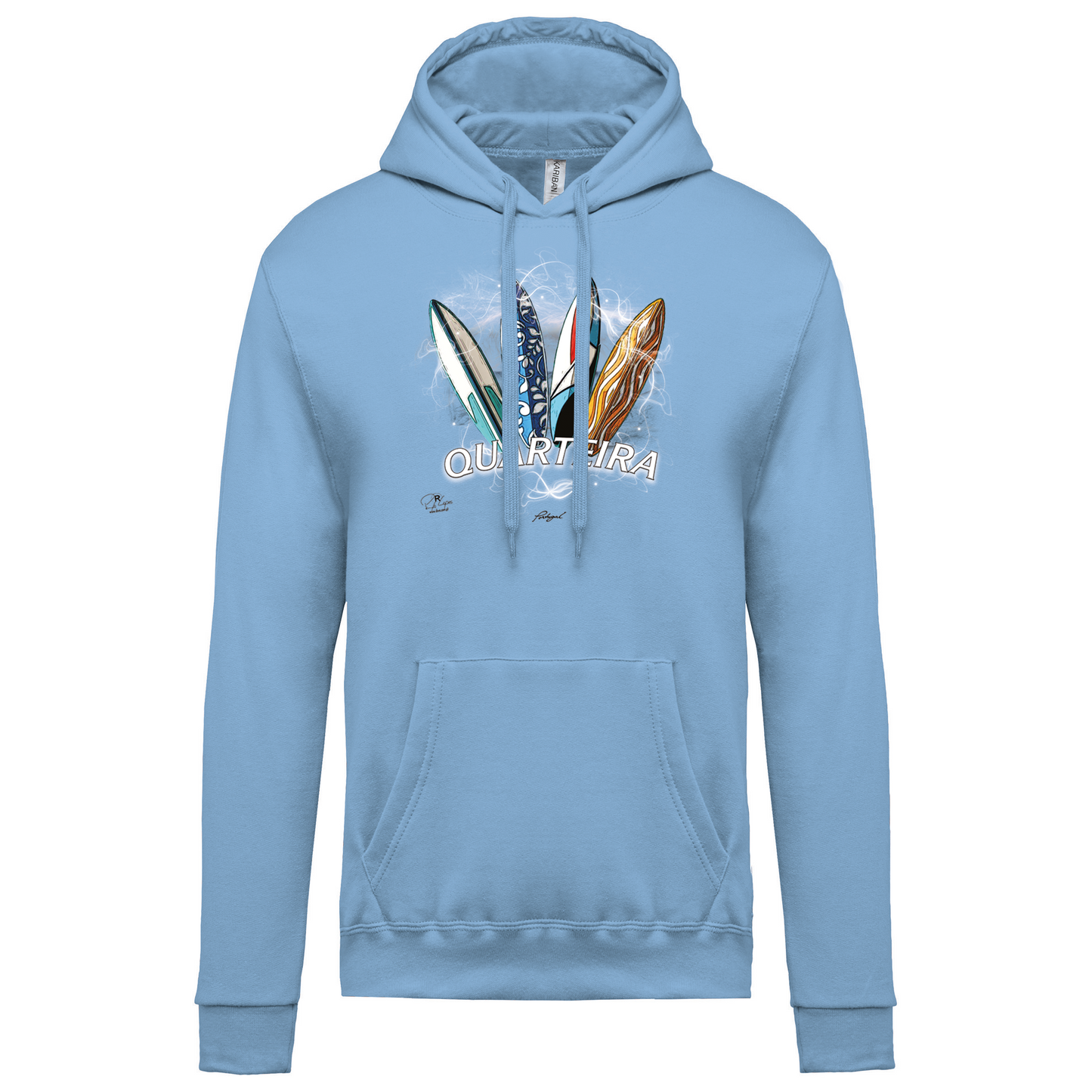 Sweatshirt Kariban com Capuz Surfboards Quarteira