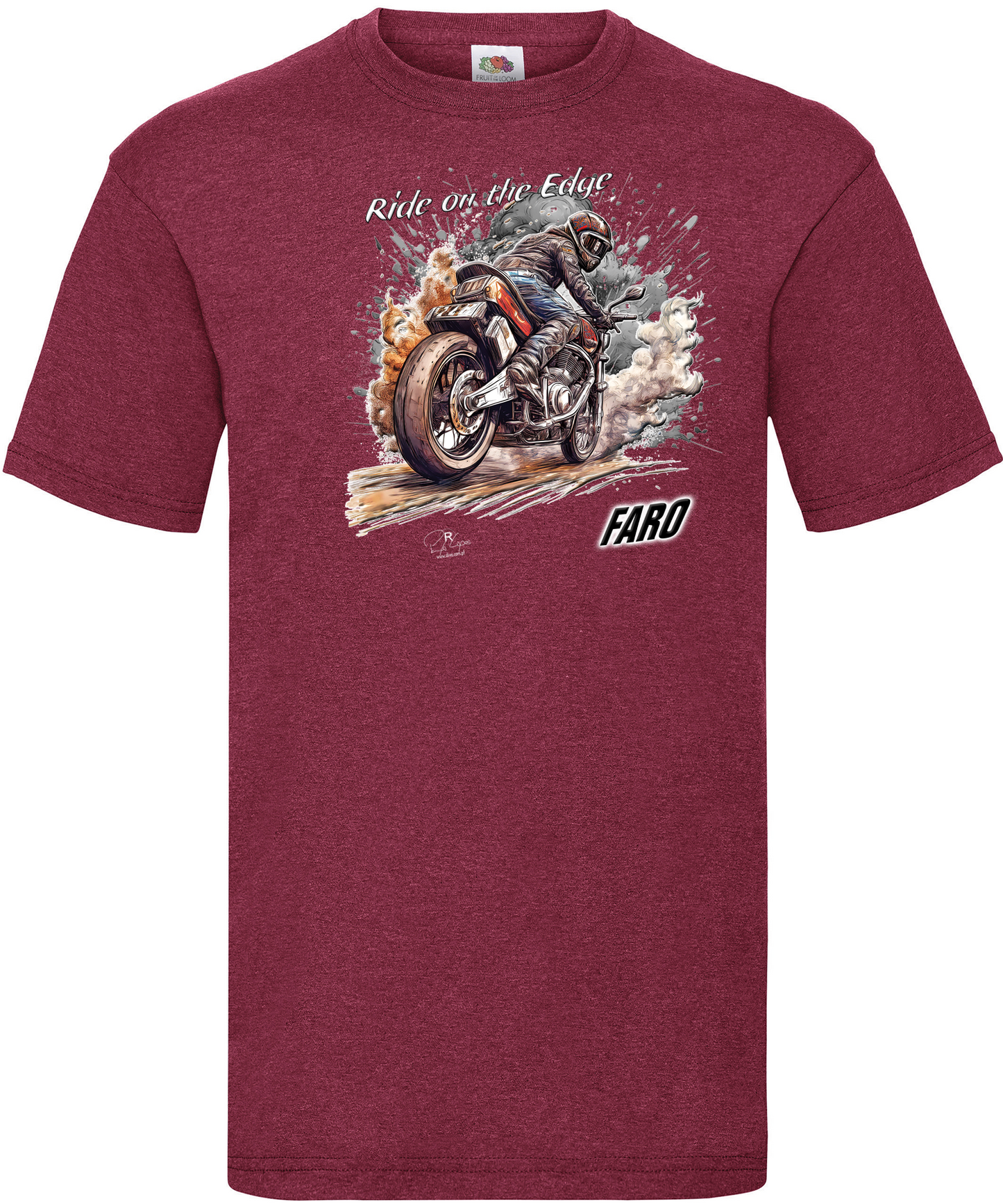 T-shirt Ride on the Edge Faro