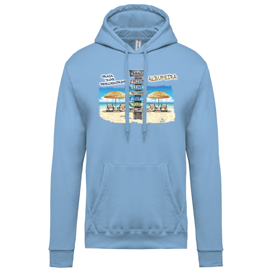Sweatshirt Kariban com Capuz Pegadas Albufeira