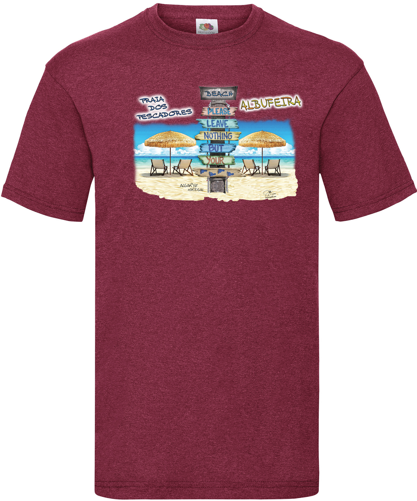 T-shirt Pegadas Albufeira