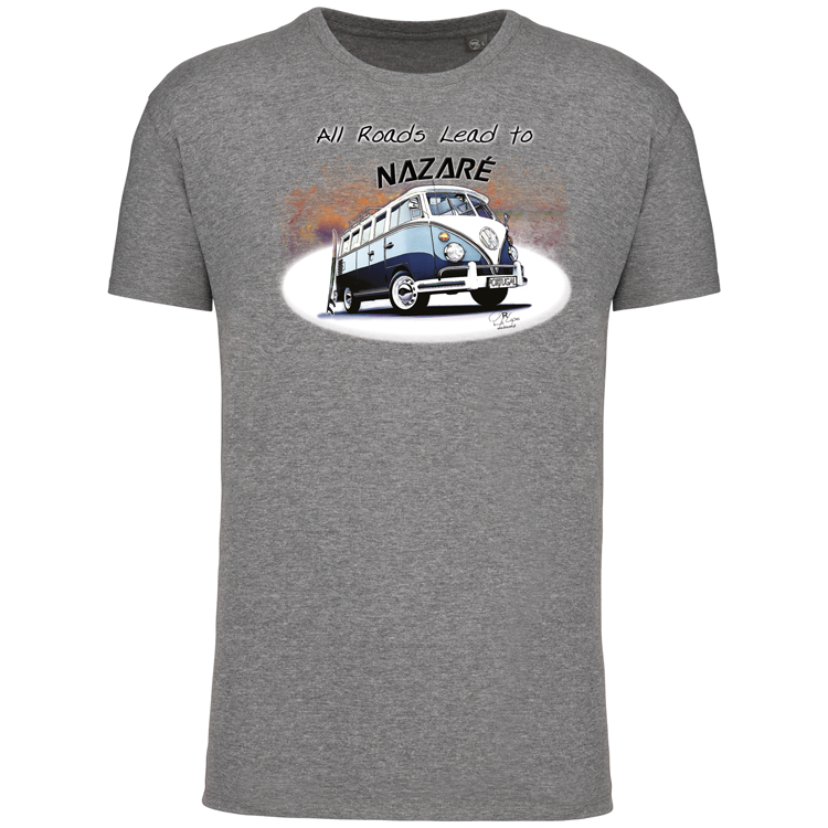 T-Shirt Algodão Biológico All Roads Lead to Nazaré