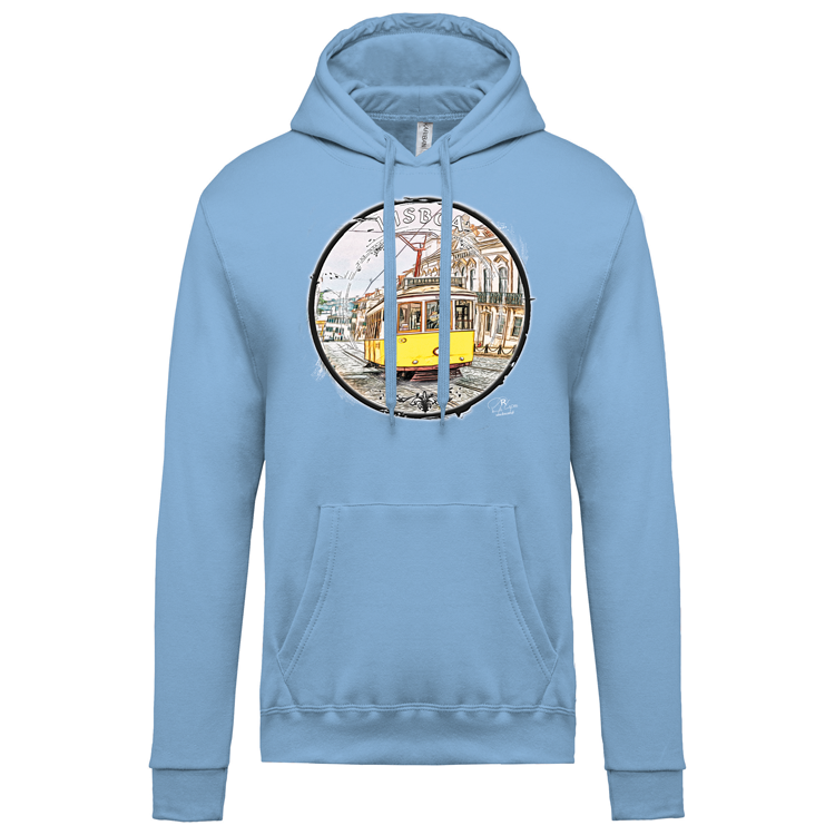 Sweatshirt Kariban com Capuz Calçada do Combro