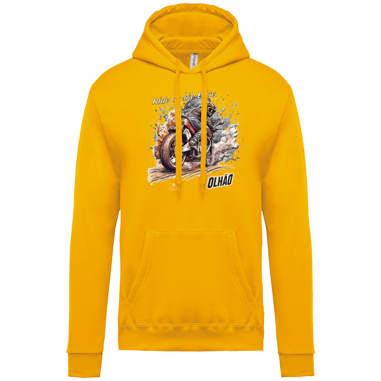 Sweatshirt Kariban com Capuz Ride on the Edge Olhão
