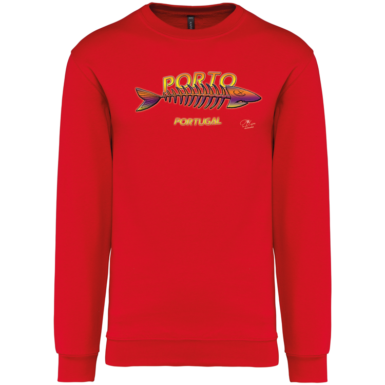 Sweatshirt Kariban sem Capuz Espinha Porto