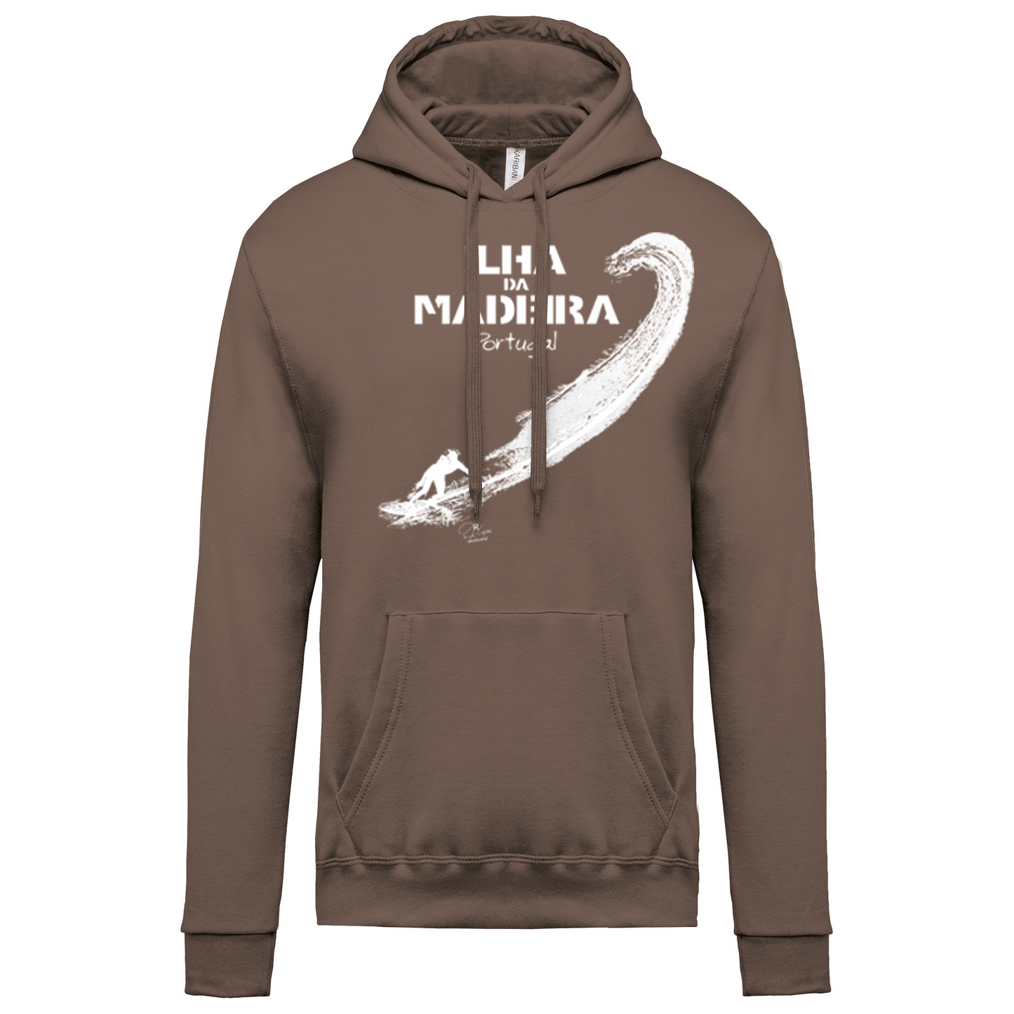 Sweatshirt Kariban com Capuz Surf Ilha da Madeira