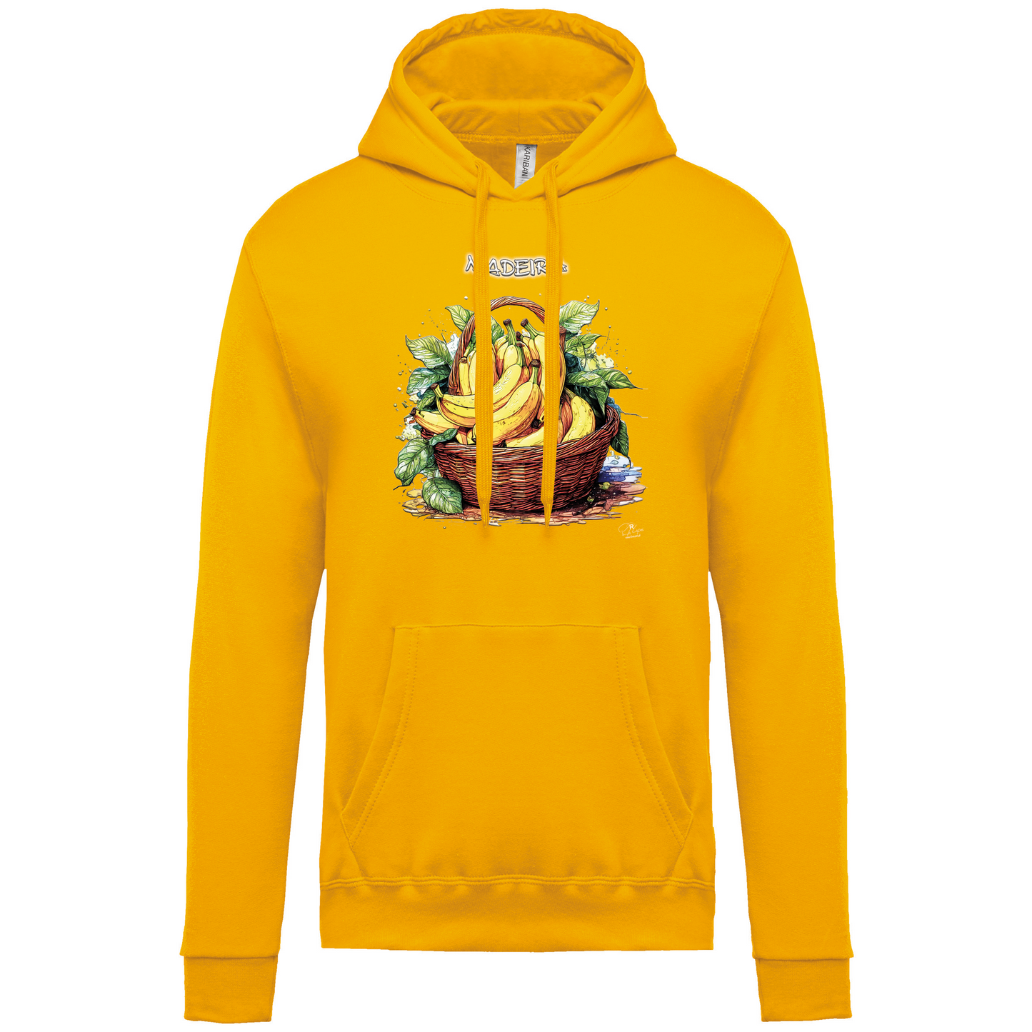 Sweatshirt Kariban com Capuz Cesto Bananas