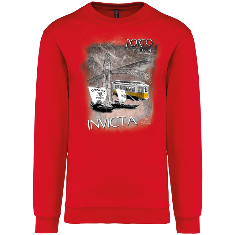 Sweatshirt Kariban sem Capuz Invicta