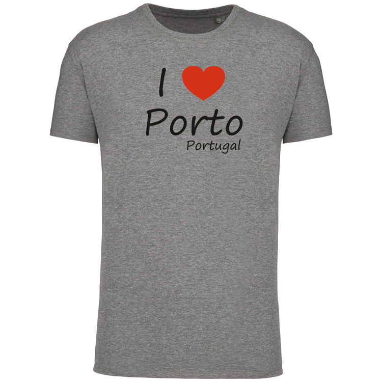 T-Shirt Algodão Biológico I Love Porto