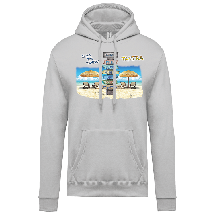 Sweatshirt Kariban com Capuz Pegadas Tavira