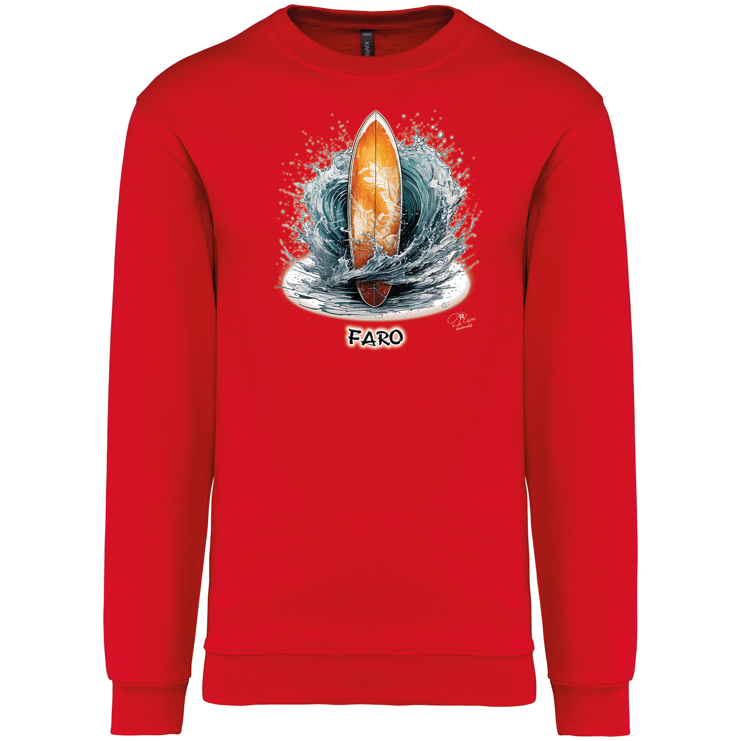 Sweatshirt Kariban sem Capuz Prancha Faro