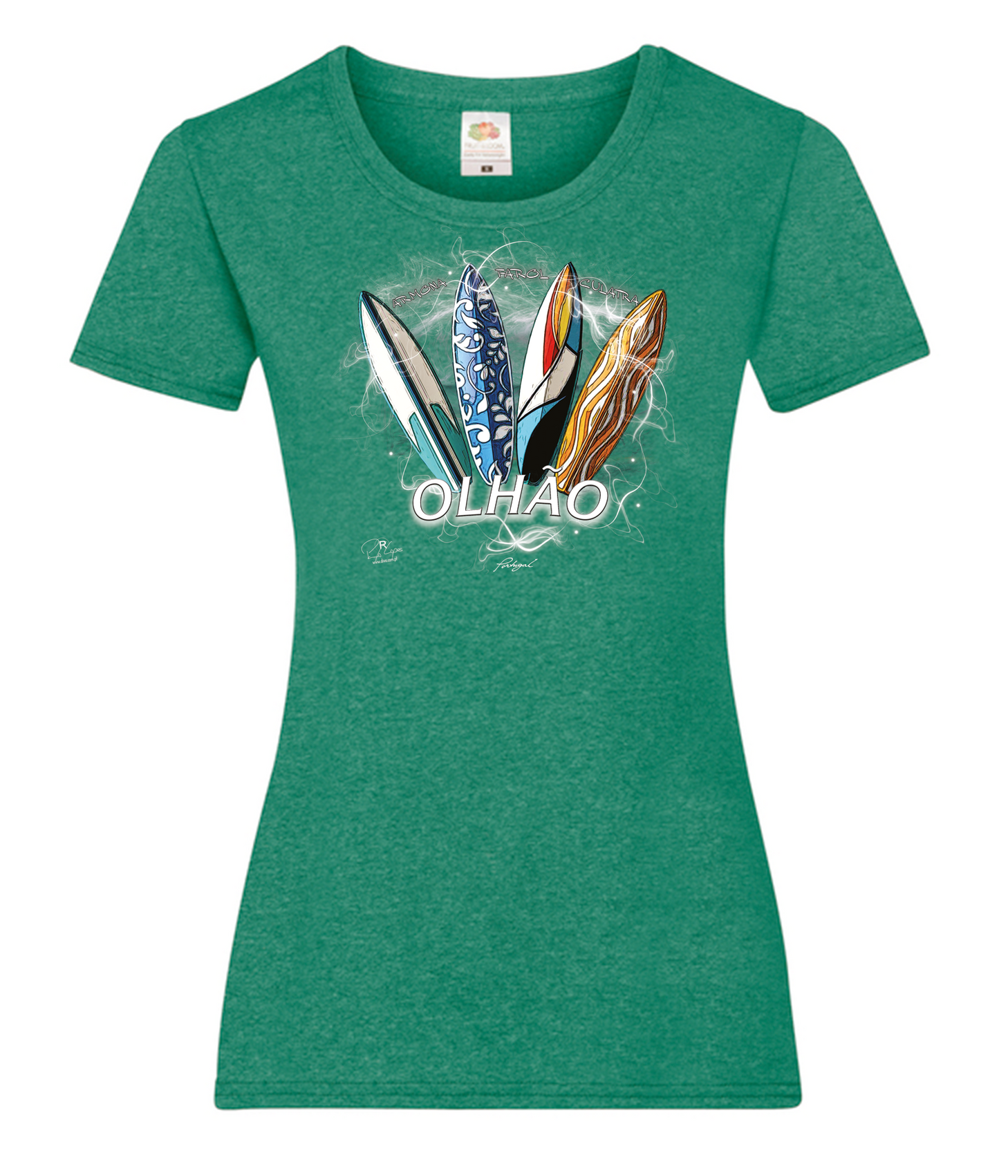 T-shirt Senhora Surfboards Olhão
