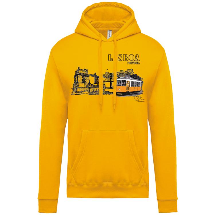 Sweatshirt Kariban com Capuz Monumentos Lx