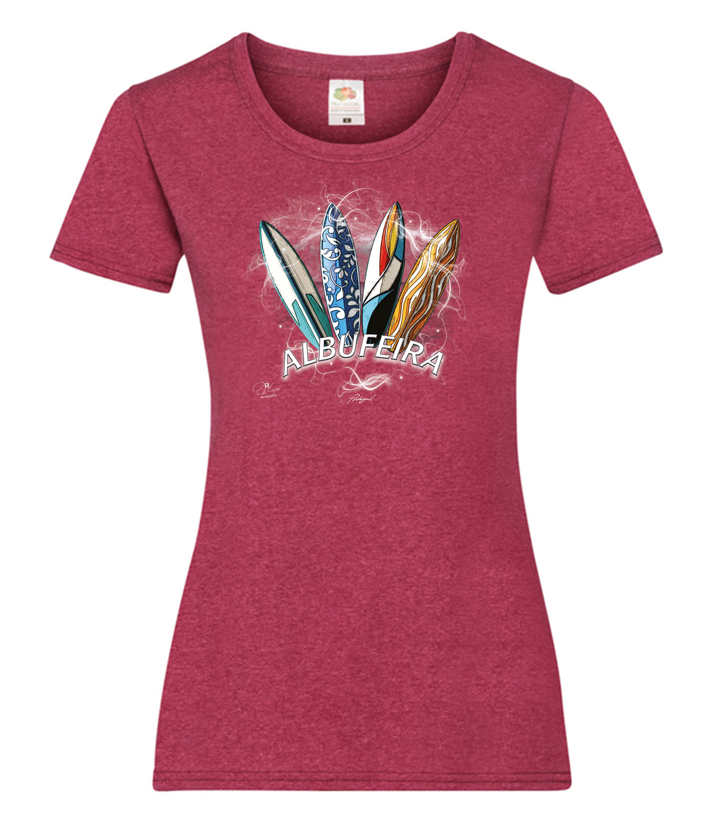 T-shirt Senhora Surfboards Albufeira