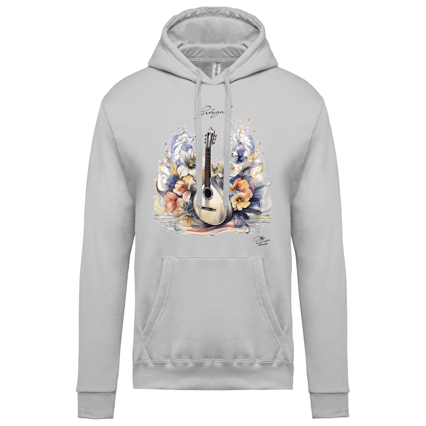 Sweatshirt Kariban com Capuz Guitarra Portuguesa