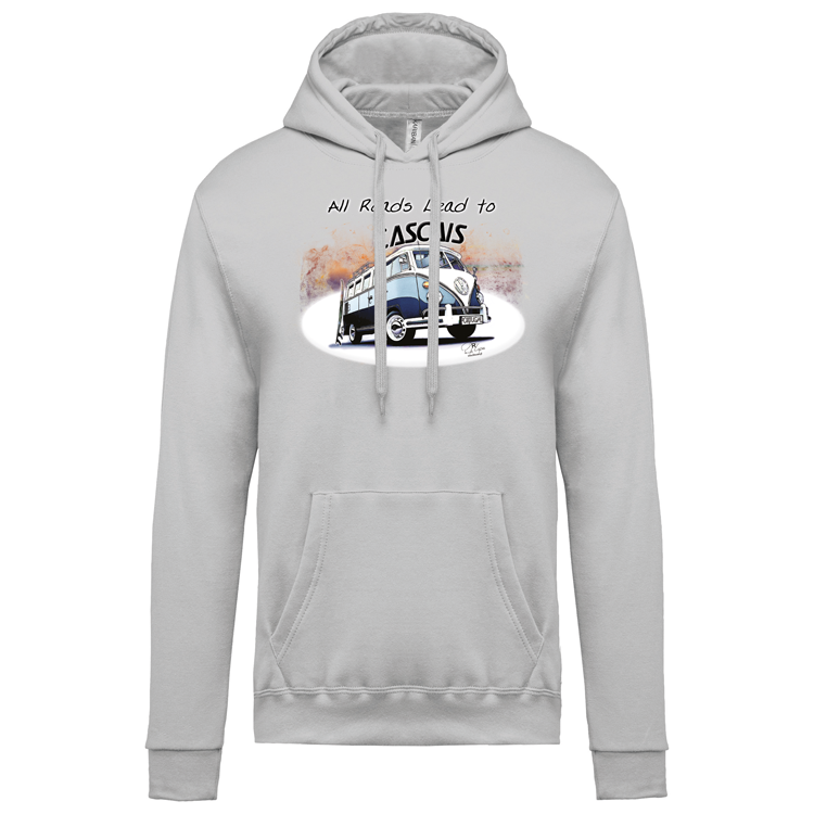 Sweatshirt Kariban com Capuz All Roads Lead to Cascais