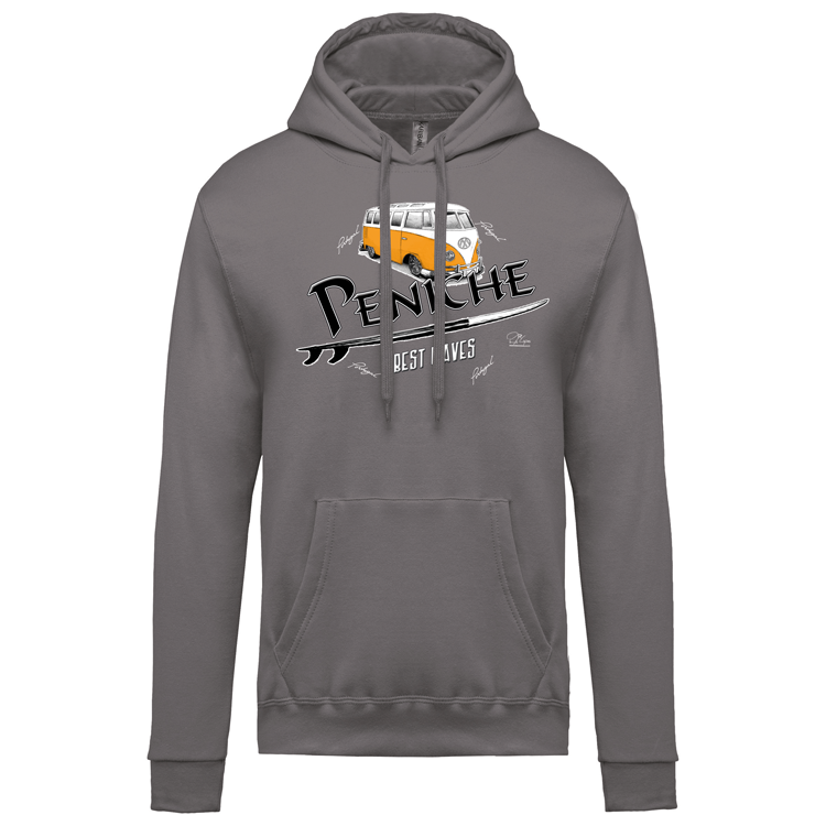 Sweatshirt Kariban com Capuz Pão de Forma Peniche