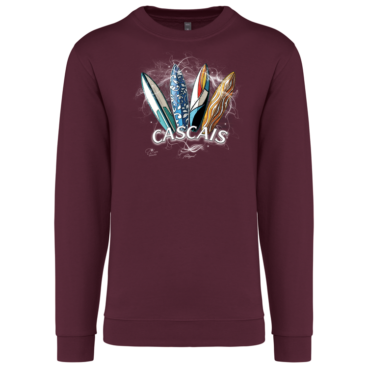Sweatshirt Kariban sem Capuz Surfboards Cascais