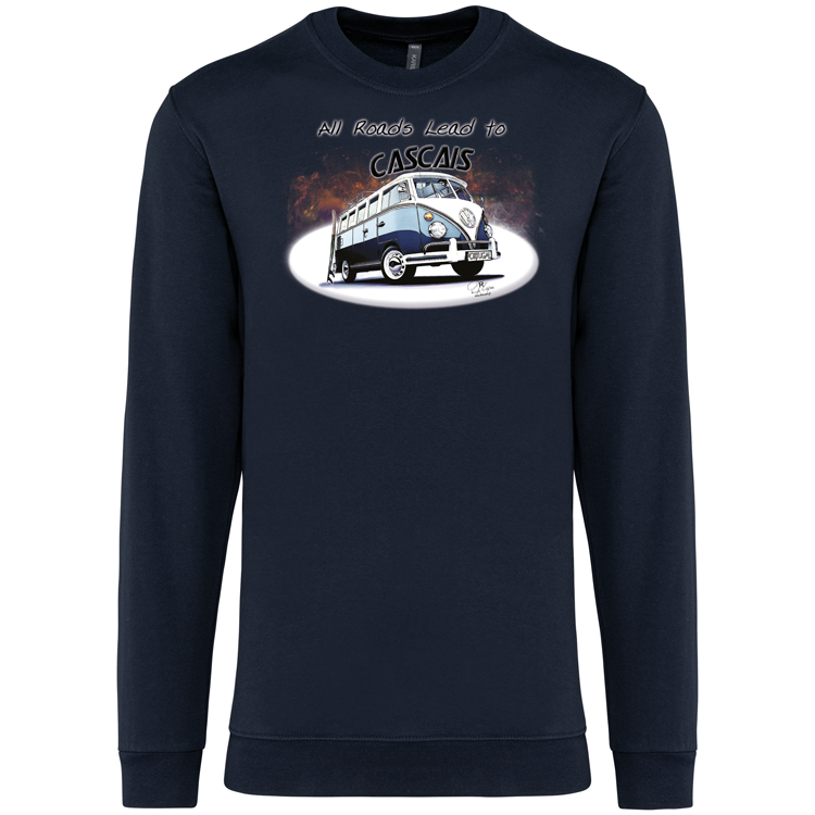 Sweatshirt Kariban sem Capuz All Roads Lead to Cascais