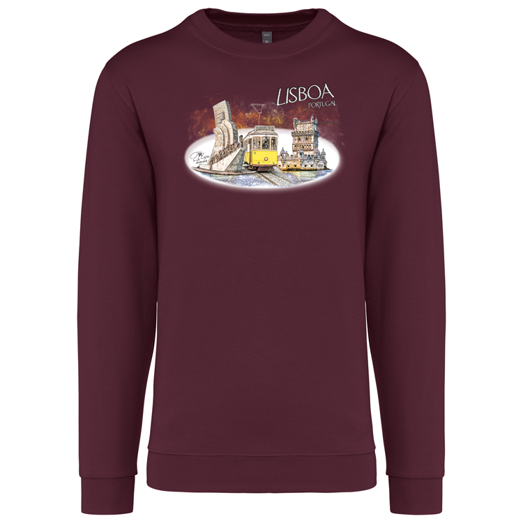 Sweatshirt Kariban sem Capuz Monumentos Belém