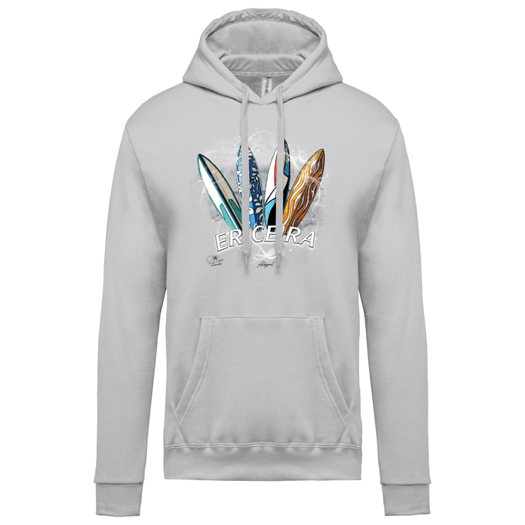 Sweatshirt Kariban com Capuz Surfboards Ericeira